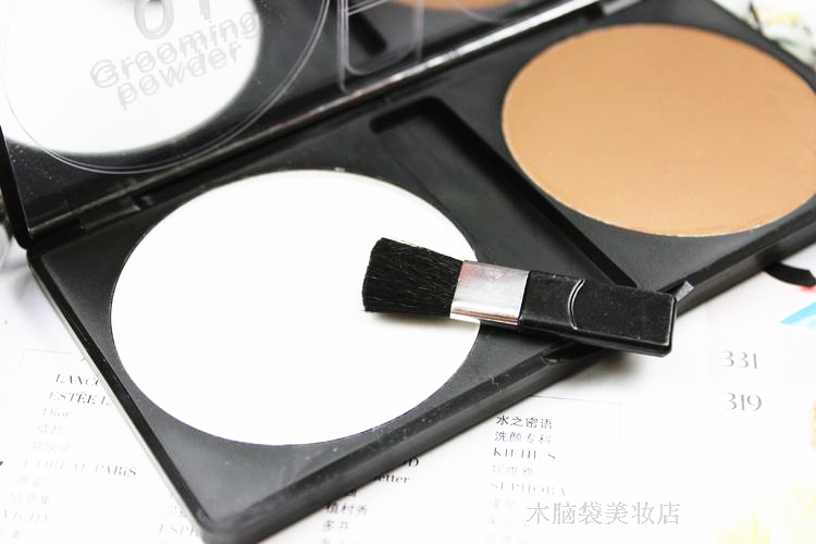 Authentic Ling point hai màu khả năng sửa chữa bột ba chiều sửa chữa bóng tối bóng tối kết hợp bóng nổi bật phấn phủ loreal infallible 24h