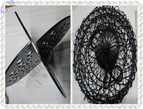 Marine daytime signal ball black anchor ball plastic mesh ball