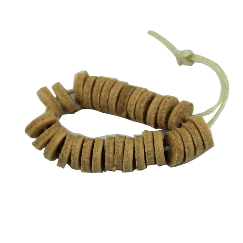 Кожаный бирюзовый аксессуар из воскового агата, прочный браслет, воловья кожа, из натуральной кожи, не выцветает