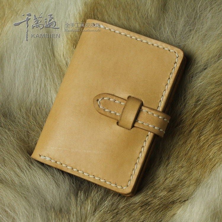 Cowhide card holder 20 card slots financial card sleeve vegetable tanned leather handmade custom rivet-free wearing sleeve can change the inner page business card holder