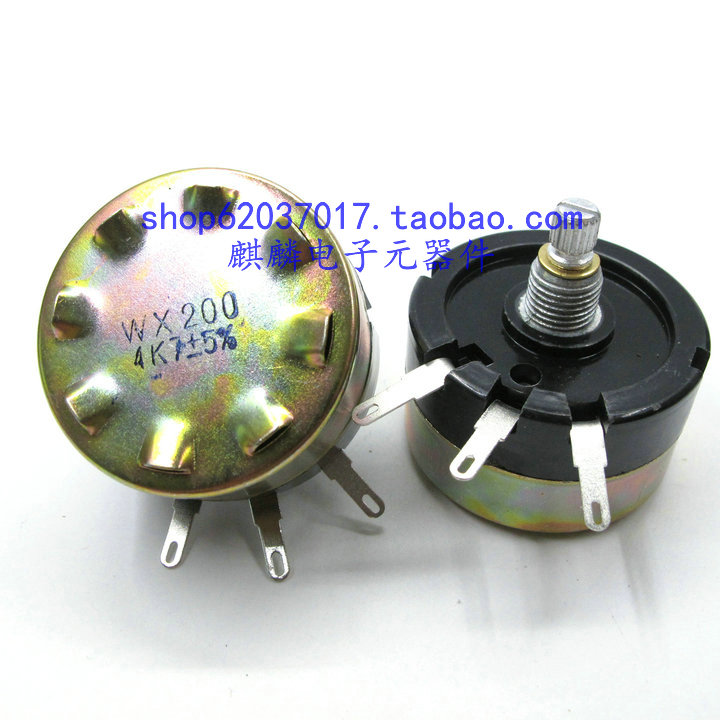 WX200 Single-turn wire winder potentiometer Adjustable resistor 4K7 4.7K