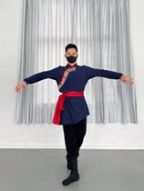 The mens Mongol Mongolian dance costumes set to combine ethnic minorities to perform the art examination folk grand northern dance new
