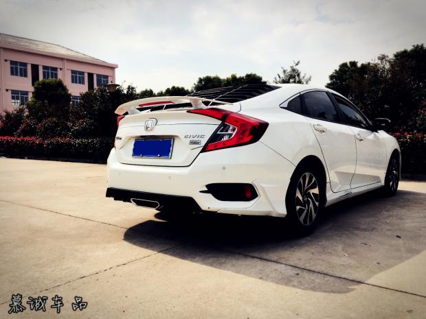 Mười thế hệ sửa đổi đuôi xe Honda Honda mới máy bay đuôi đuôi đuôi cố định cánh không khí xả lỗ miễn phí - Sopida trên cánh gió xe hơi