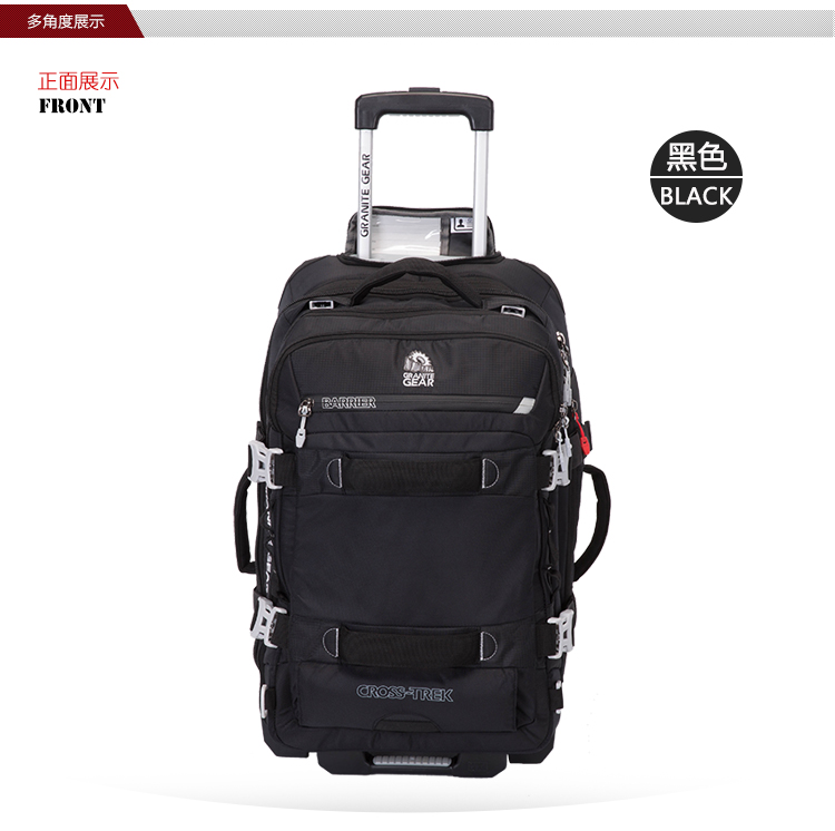 GranitGear granite 24 inch 26 32 inch trường hợp xe đẩy cho nam và nữ du lịch ba lô vali nam vali màu hồng