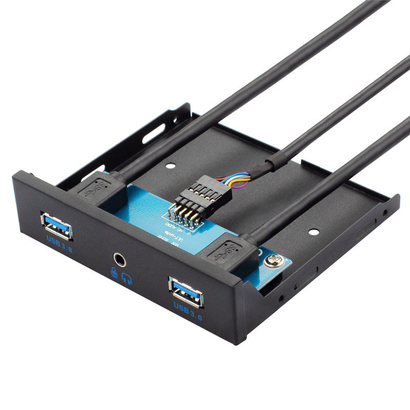 2-mouth 3 0 USB computer case soft-drive front panel USB expansion port with audio two-in-one phone