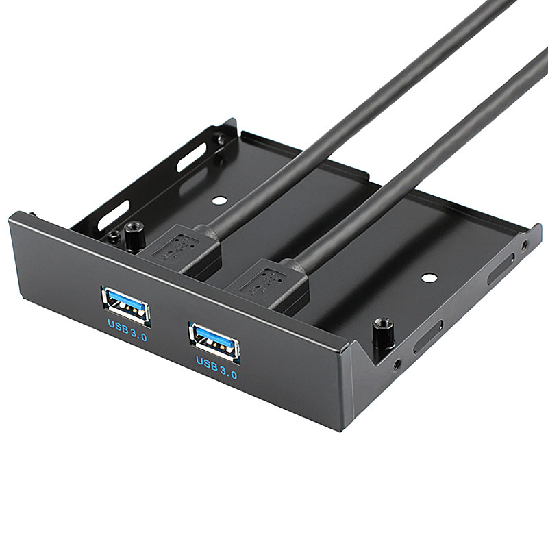 USB3 0 front panel floppy drive expansion card 2-port HUB 19 20PIN to 2-port USB dual-port hub