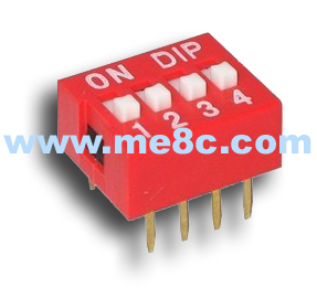 Four pindialer dial-and-code switches