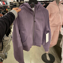 Discounted Lululemon scuba 1 2 zip hoodie semi-zippered green short sweatshirt hoodie