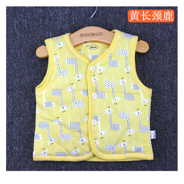 Mùa thu đông trẻ em vest dày bé trai và bé gái sơ sinh 0-3 tháng tuổi 1 tuổi shop quan ao baby