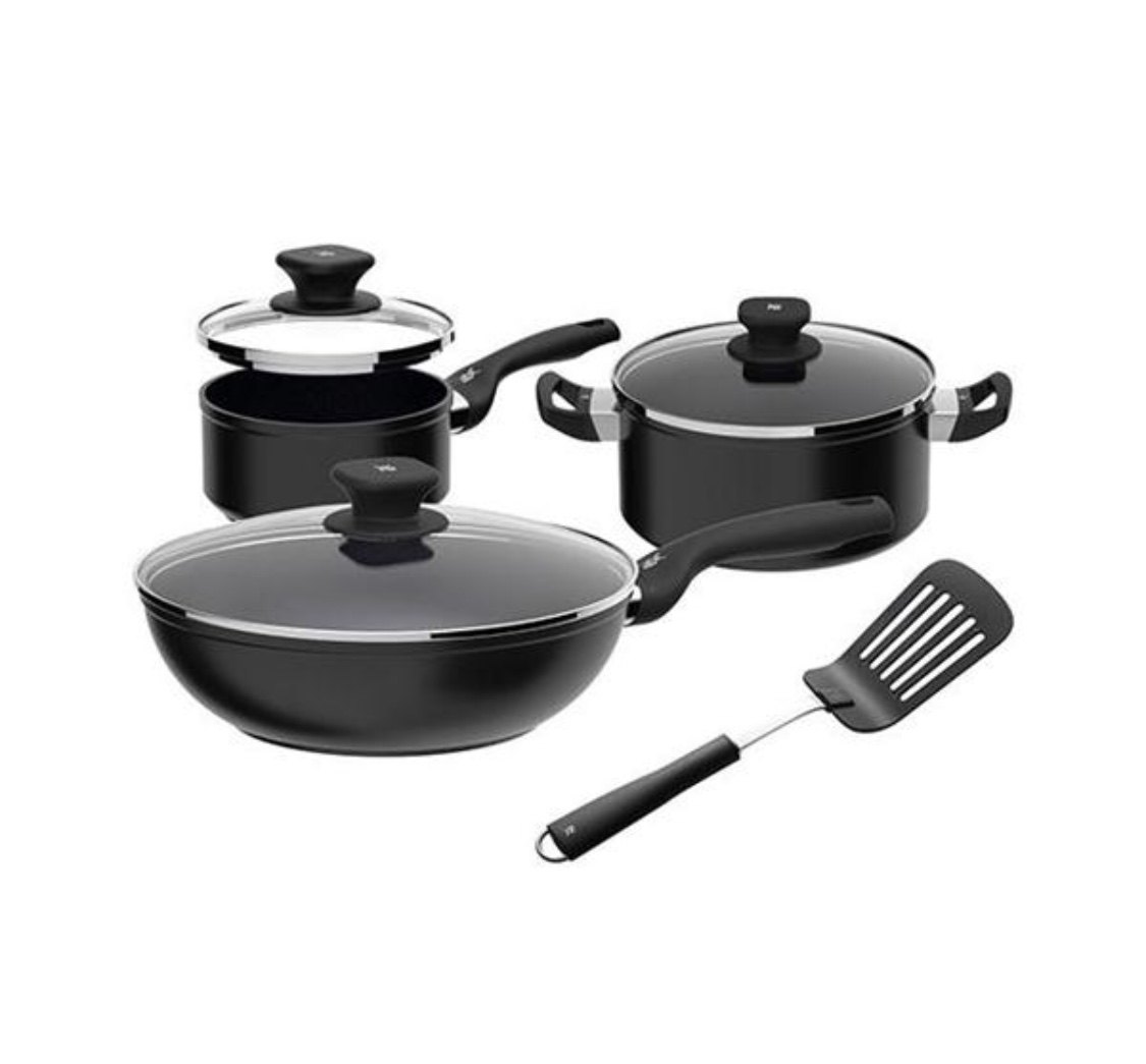 Recruit RMBten Storm Wmf Blue Color Series Pan Set of frying pan Frying Pan milk pan Milk Pan Spade four pieces without dipping into the pan