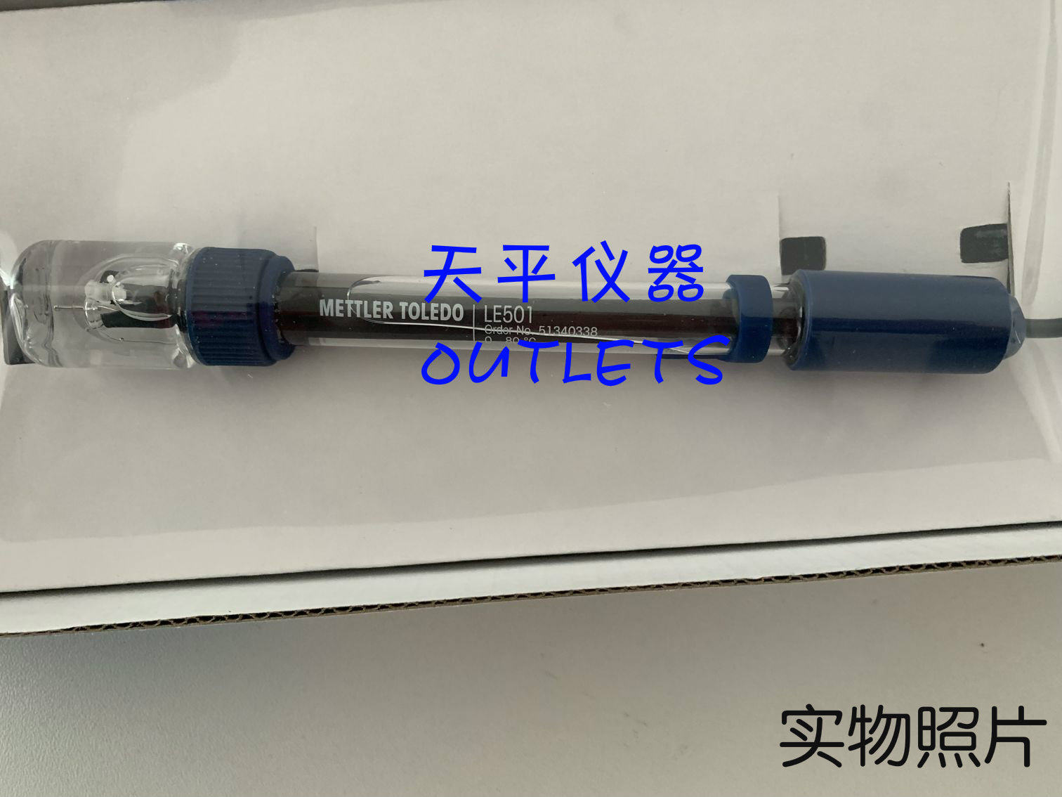 Mettler LE501 redox ORP electrode glass monitor can fill stock number 51340338 ordering