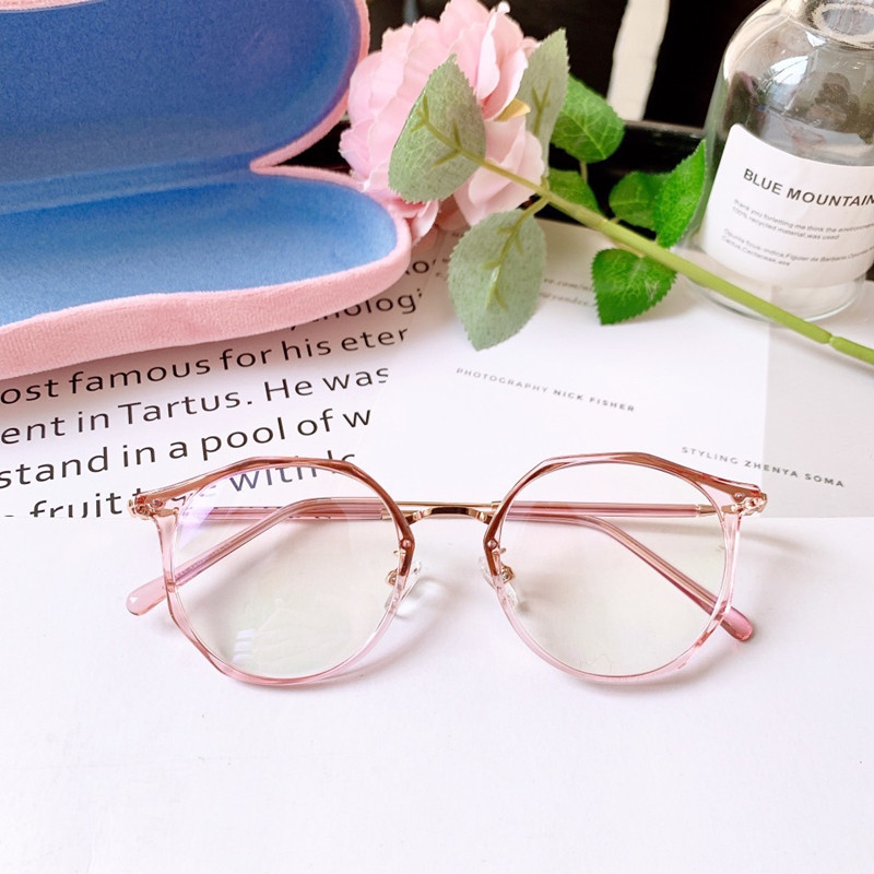 New vintage retro small chili style original Cebu taste small crowdsourced small face type Nearsightedness Glasses Frame Round
