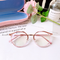 New vintage retro small chili style original Cebu taste small crowdsourced small face type Nearsightedness Glasses Frame Round