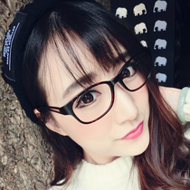TR90 ultra light spectacle frame retro myopia eye frame female tide full frame nose support BAO WEN eye frame matching glasses