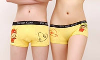 Dàn đôi cotton boxer nam và nữ tam giác eo thấp đồ lót phim hoạt hình cặp đôi gợi cảm đặc biệt cung cấp 22 quần lót cho cặp đôi