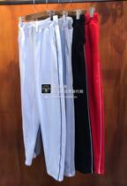 Korean men's clothing substitute for 18 new models Korean version of fashion tightly tied with side strip leisure trousers