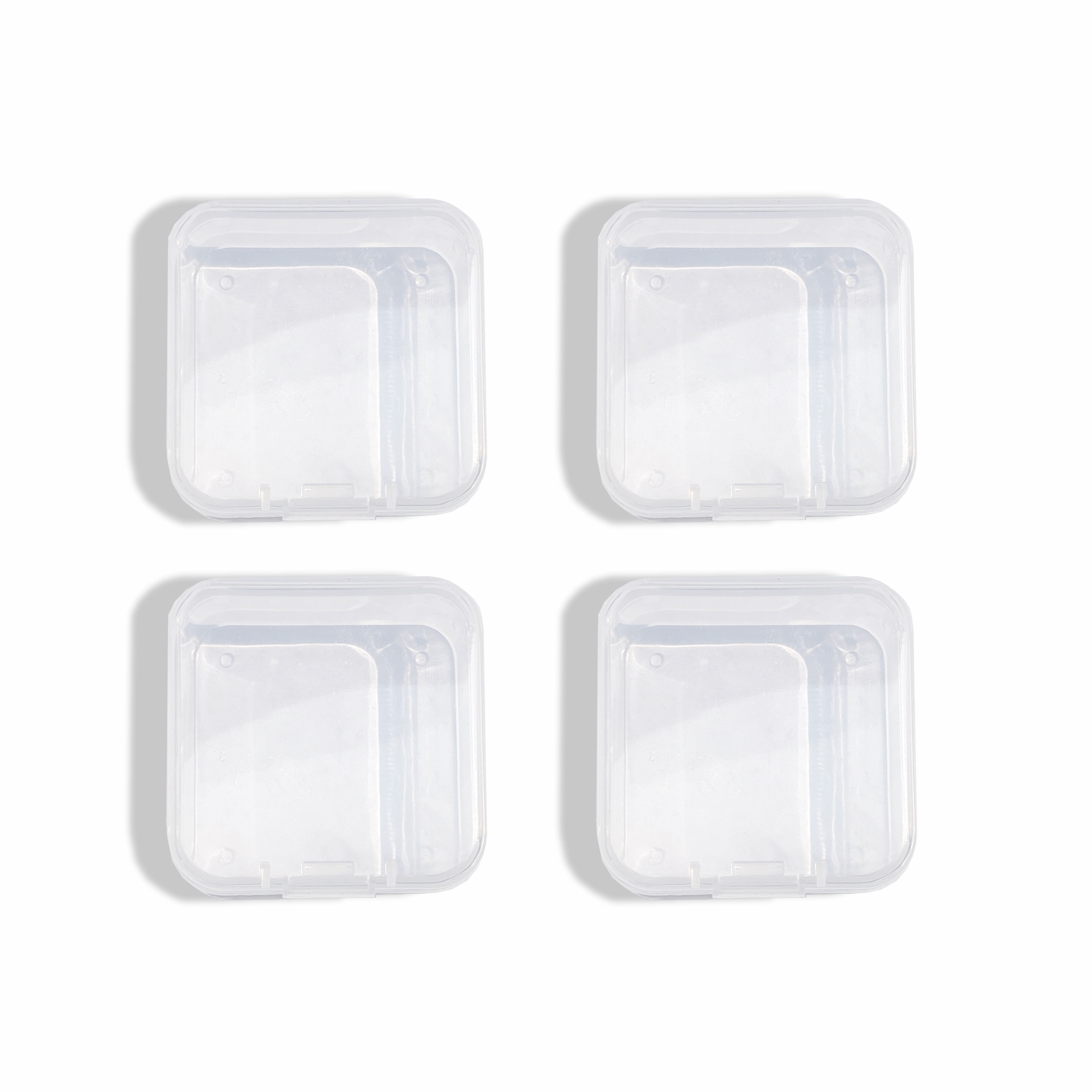 UNAQUE BESTORE PP Material Transparent Portable Small Object Storage Box (Pack of 4)