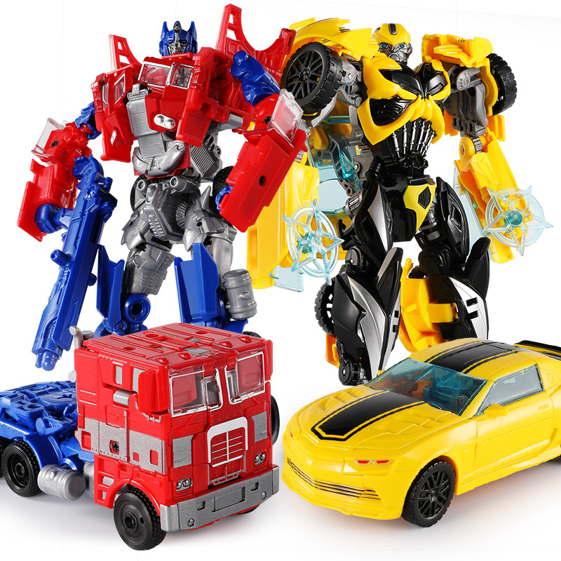 Foreign Trade Export Deformation Toys Diamond Giant Bumblebee Car Robot Model Boy Children Model Dinosaur Alloy