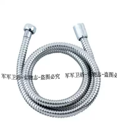 304 stainless steel explosion proof double buckle shower shower head hose shower water inlet hose 1 2-2M shower tube