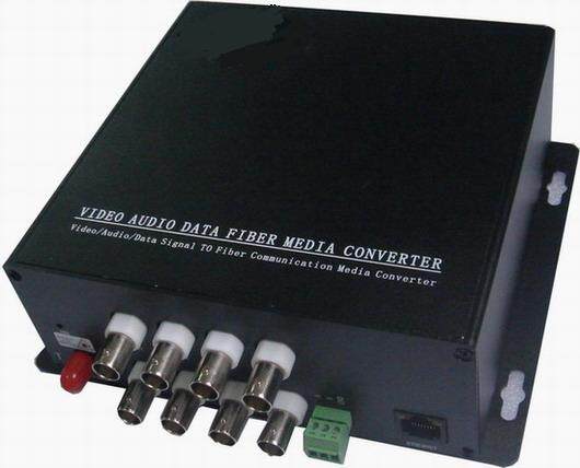 8-channel video 1-channel Ethernet 1-channel reverse data optical transceiver 8V1D1E 8-channel video Ethernet optical transceiver