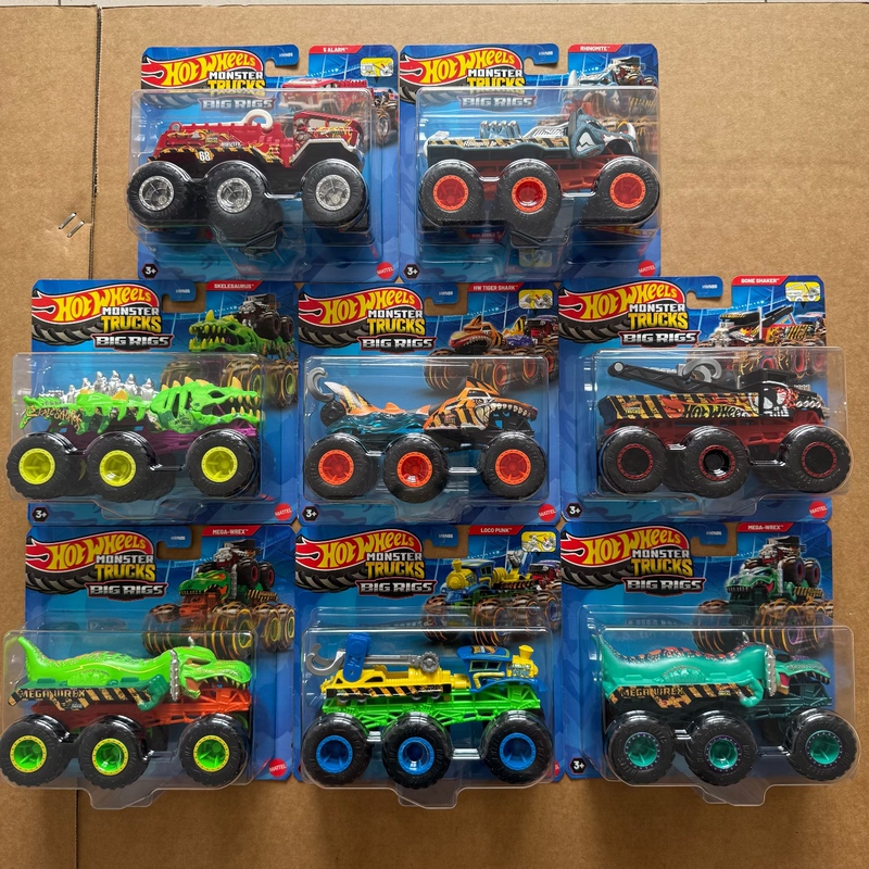 Hot Wheels Wild Bigfoot Series Gift Box 2-Pack Alloy Car Models Fyj64 New Model Boys' Toys