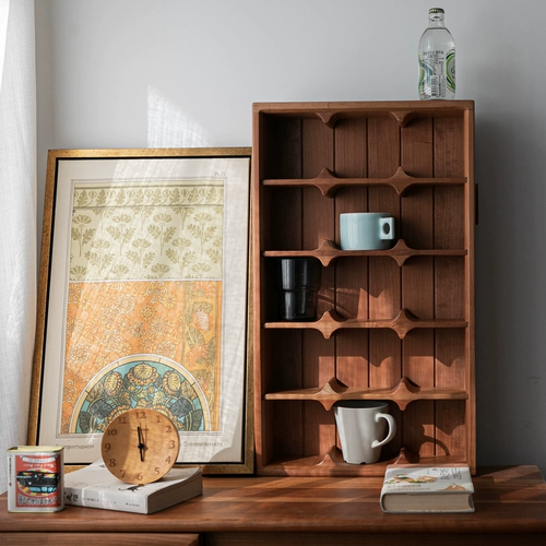 Кофейная чашка шкаф полной словесной терминал Zakka Cafe Cafe Cafe Sable Mark Cup Dispely House House Towers