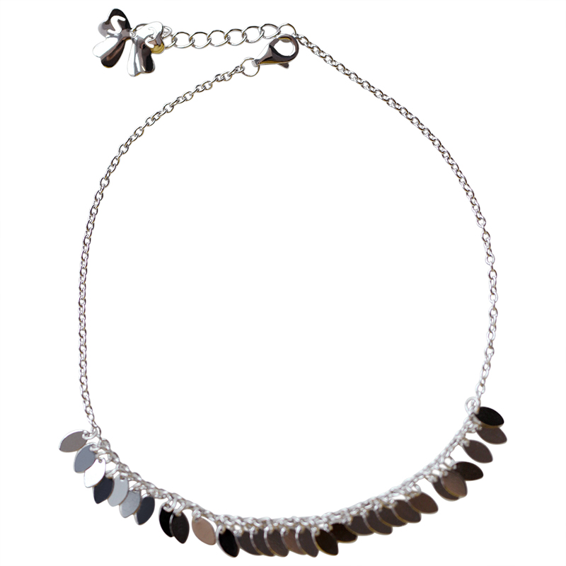 Chaine de cheville Femme      en Argenterie - Ref 3104734 Image 5