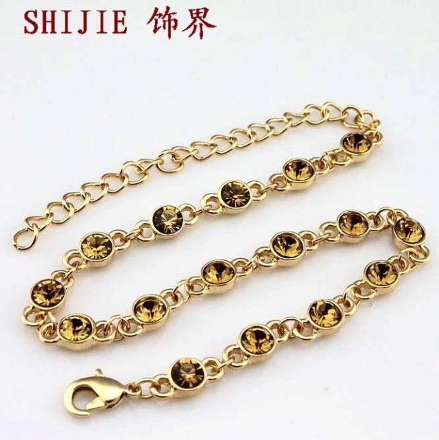Nữ thần vòng chân nhiều màu mới Hàn Quốc trang sức hoang dã xu hướng thời trang giày dép lưới màu đỏ sáng bóng chuỗi vòng chân 07 lắc chân nữ nhật bản