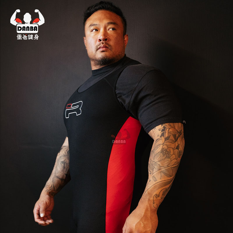 IRONREBEL举重专用大力士卧推硬拉深蹲IR卧推IPF举重训练服举重服