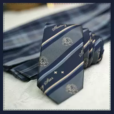 Pudding bear original (sea night) jkdk tie accessories JK DK college style uniform shirt with small objects