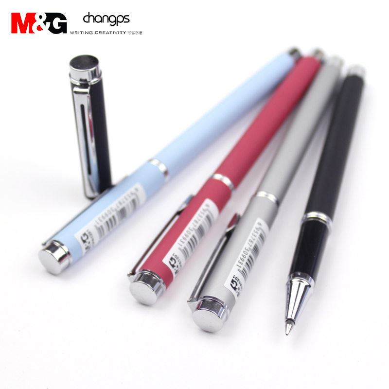 Morning Light Metal Pen Rod Pen Signature Pen Meeting Pen Creative Frosted Iron Rod Water-based Pen A1201