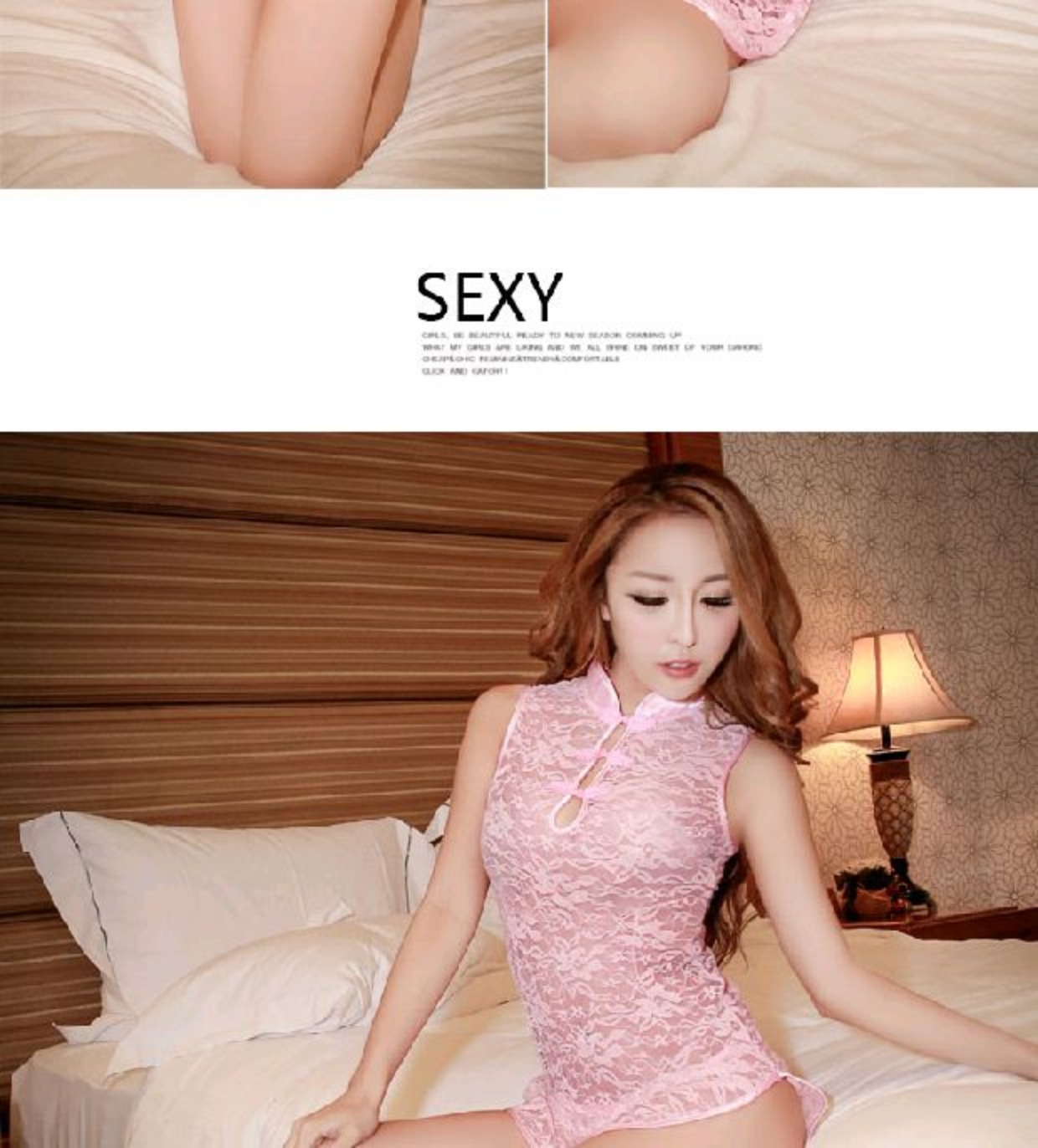 Retro đầy đủ váy ren sườn xám váy ngủ nữ quyến rũ trong suốt bộ đồ lót siêu mỏng 2016 mới váy ngủ gợi cảm