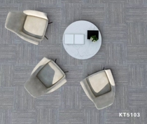 Commercial Polypropylene Striped Gradient Office Walkway Conference Room Walkway Carpet KT51