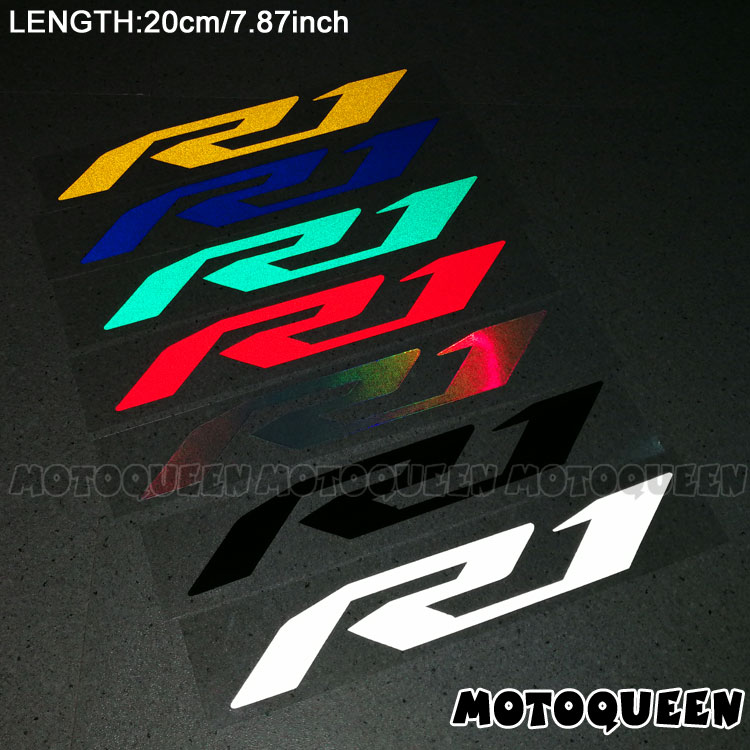 Suitable for Yamaha R1 locomotive decorative decals shell fuel tank car stickers reflective stickers paper stickers flower waterproof