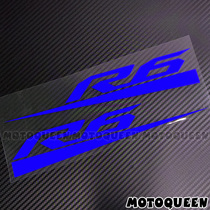 Applicable YZF-R6 Yamaha R6 motorcycle decorated tank steel ring body shell Reflective Sticker version with flower painting