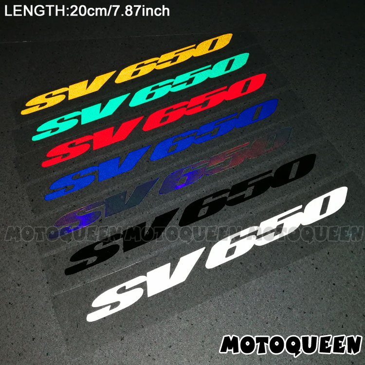 Applicable Suzuki SV650 locomotive SV1000 Decorative Appliquet oil tank housing cart sticker reflective patch paper Painted Prints