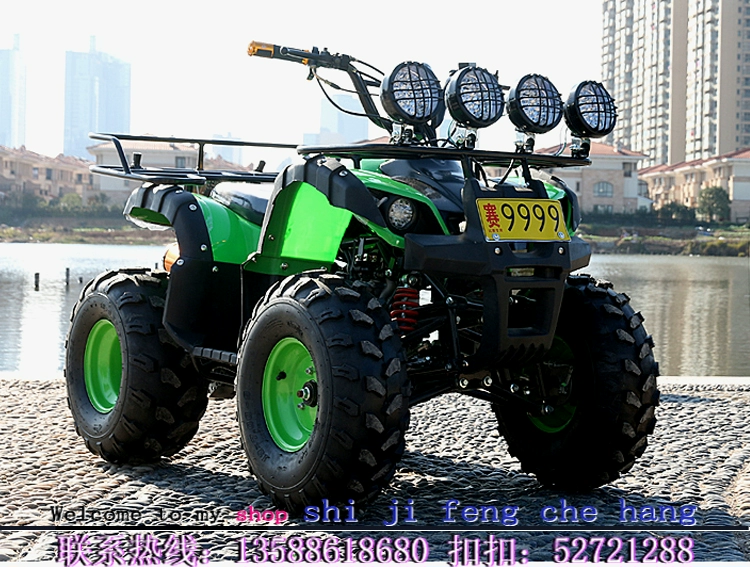 Lớn và nhỏ bull ATV bốn bánh xe mô tô off-road lái xe bốn bánh ATV4 lái tất cả các chuỗi địa hình / trục truyền bánh răng tự động xe may tre em