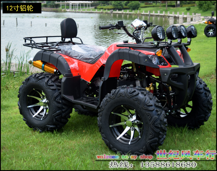 Big Bull 4 4WD 4 Bánh Xe Motocross Điện ATV Tất Cả Các Địa Hình Chain Shaft Truyền Tự Động ATV