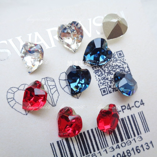 Острый нижний австрийский персик-сердце 4884 Модель около 11*10 мм гвоздь хрустальные ювелирные украшения Трехмерная алмазная купочка причудливая каменная вспышка