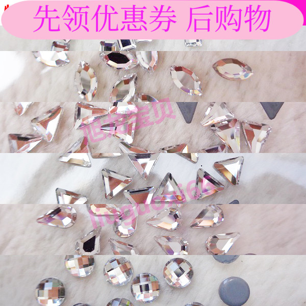 Special hot drill Special-shaped drill White Nail manicure with drill Sticky drill Glass drill