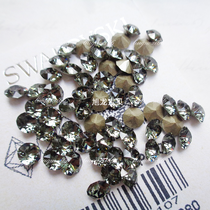 Austrian pointed bottom diamond transparent gray 215 manicure Shijia pointed bottom drill supplementary drill scattered drill necklace jewelry earring drill
