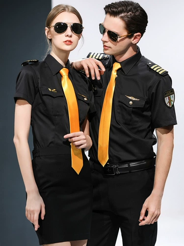 Униформа для работы, комплект для школьников, летняя форма, короткий рукав