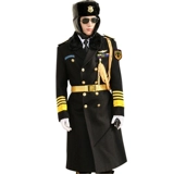 Демисезонное длинное пальто для работы, шерстяная униформа, куртка