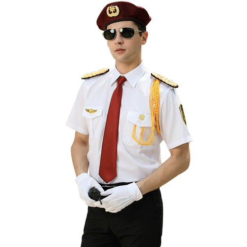 Униформа, летняя одежда, комбинезон, короткий рукав