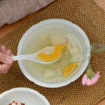 Chinese hotel salad bowl household ceramic tableware deep vegetable bowl fruit plate Song style Kui mouth simple rice bowl soup bowl