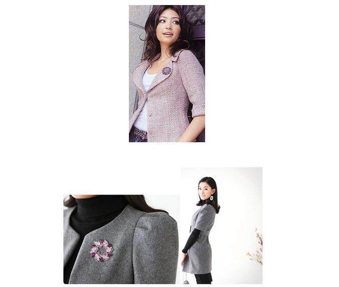 Broche femme en Zircon diamant - Ref 1187485 Image 5