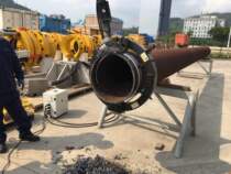 Electric steam pipeline external installation pipe cutting and beveling machine OP-508 cutting and beveling machine
