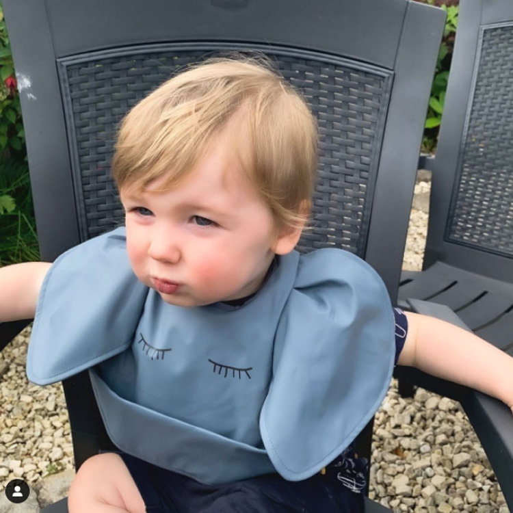 elodie the same Danish baby high-end ins Nordic eating bib angel wings bib waterproof bib non-staple food