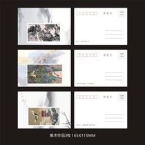 Contemporary art works 3 postcards 3 pieces set extreme film source 115*165mm brand new