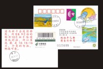 PP Protect the Yangtze Finless Porpoise Postage postcards Oceania in-situ postcards Premium stickers